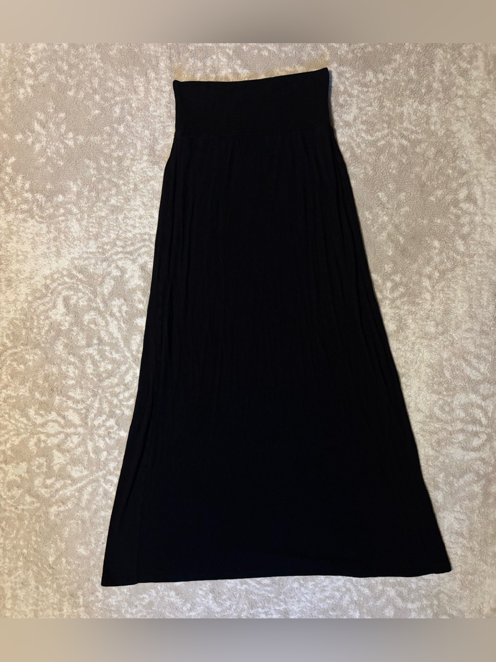 Wet Seal - Black Maxi Skirt w/ Stretchy Soft Fabric & Waistband Size Small